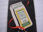 1940'S Gold Bag Coffee & Butter District Grocery Stores Washington Dc Matchcover