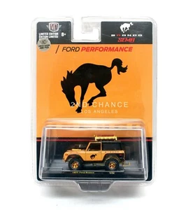 Ford Bronco Chase 1971 SEMA exclusivo máquinas 2021 escala 1:64 400 piezas - Imagen 1 de 4