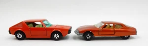 2 VINTAGE MATCHBOX CARS: 1974 No. 62 RENAULT 17 TL & 1971 No. 51 CITROEN S.M. - Picture 1 of 17