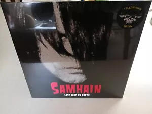 Samhain - Last Grasp On Earth Color Vinyl Sealed Import YELLOW Misfits Punk - Picture 1 of 2