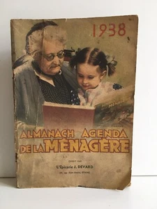 almanach agenda de la ménagère Gorsky 1938 offert par les commerçants libres - Imagen 1 de 14