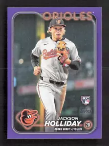 2024 Topps Now Jackson Holliday #US97 Meijer Purple - Picture 1 of 2