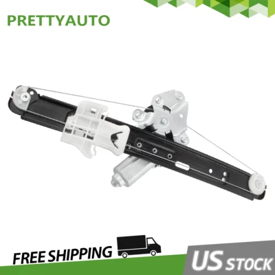 Rear Driver Power Window Regulator w/ Motor Fits Chevrolet Malibu Saturn Aura - Image 1 of 4