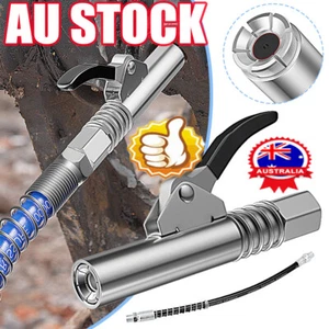 Grease Gun Coupler Mini Manual Grease Pump Head 10000PSI Lubrication Nozzle HI - Picture 1 of 14