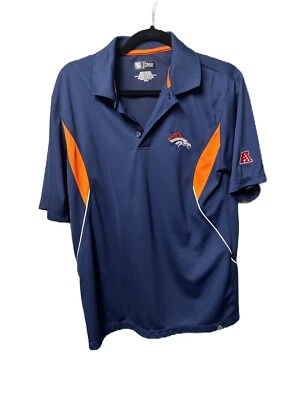 Denver Broncos Golf Polo NFL Team Apparel Embroidered Short Sleeve Medium Navy - Image 1 of 4