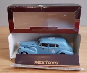 Rextoys Cadillac V16 1938-40 berlina formale US Navy in scatola rara - Foto 1 di 4