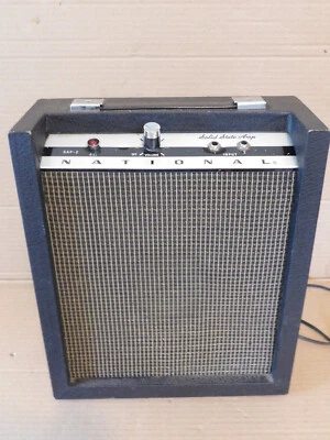 National Guitar Amplifier  Model GAP-2 Small Solid State Vintage  Works - Image 1 of 4
