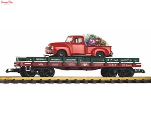 Piko Christmas Car Transporter Wagon w/Vehicle Load1:22.5 Scale, G Scale - Picture 1 of 1