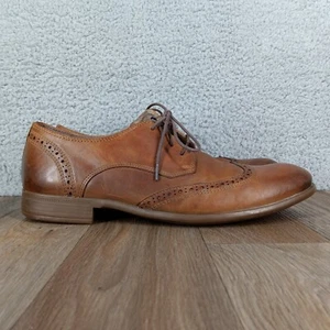 John Varvatos Herren 9M Leder Budapester Oxford Derby Elegant Schuhe Braun Schnürschuhe - Bild 1 von 10