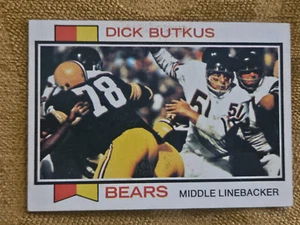 1973 Topps Set DICK BUTKUS #300 CHICAGO BEARS - Foto 1 di 11