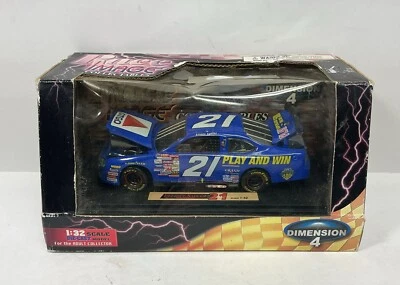 Coche de colección Race Image Elliott Sadler #21 NASCAR Citgo escala 1:32 fundido a presión azul Foto 1 de 4