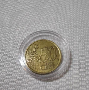 Moneta 50 Centesimi Spagna Espana 1999 Colore Oro - Foto 1 di 2