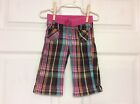 Jumping Beans Baby Girls Capris Size 2 Plaid pattern 79