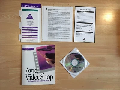 Avid VideoShop Video Shop Software CR ROM Apple Macintosh 3.0 - Image 1 of 2