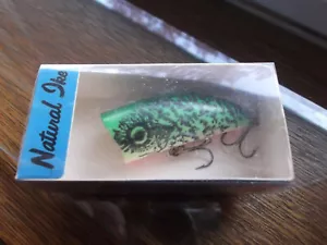 Ike natural Ike perezoso más antiguo difícil de encontrar, modelo popper, crappie - Imagen 1 de 3