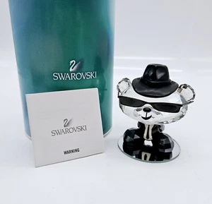 Swarovski Bo Bear Blues Brothers Crystal Figurine 1186626 in Box COA Mirror - Picture 1 of 9