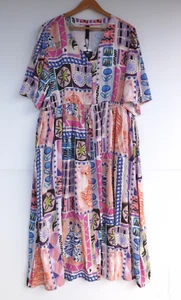 New Taking Shape Dress 20 Maxi Tassel TS Elastic Waist Colourful Pockets - Picture 1 of 11