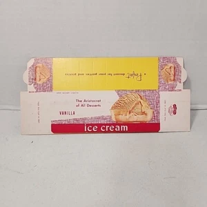 vintage 1957 Parlette's Ice Cream, Wapakoneta, OH 1 Qt ice cream carton Lot 10 - Picture 1 of 5