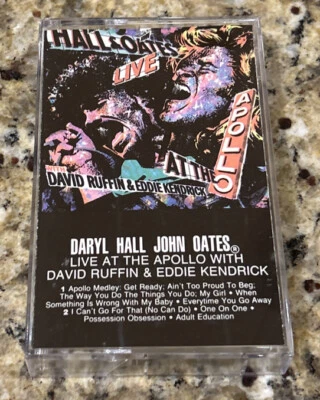 Hall & Oates - Live At The Apollo 1985 (Audio Cassette) RCA Records AFK1-7035 - Image 1 of 4