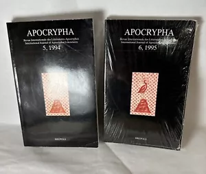 Apocrypha 5(1994) & Apocrypha 6(1995); French/English Brepols - Foto 1 di 8