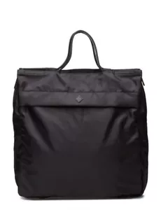 GANT Black Nylon Leather 48 Hour Zippered Tote Travel Bag - Picture 1 of 2