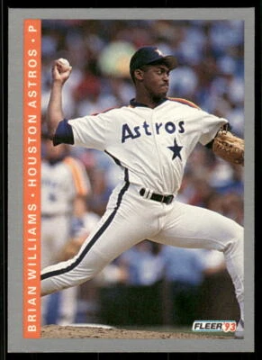 1993 Fleer #56 Brian Williams - Image 1 of 2