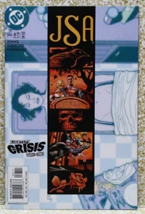 Justice Society Of America 05 ID. Crisis Tie-In #67 J.HODGKINS D. STEWART VF/NM - Picture 1 of 5