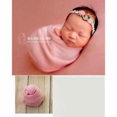 Newborn Photography Props Baby Swaddling Wrap Blanket Backdrop Background Cloth - Image 1 of 4
