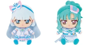 Wonderful Precure ! Stuffed Toy Cure Friends Set Cure Nyammy & Cure Lillian - Picture 1 of 3