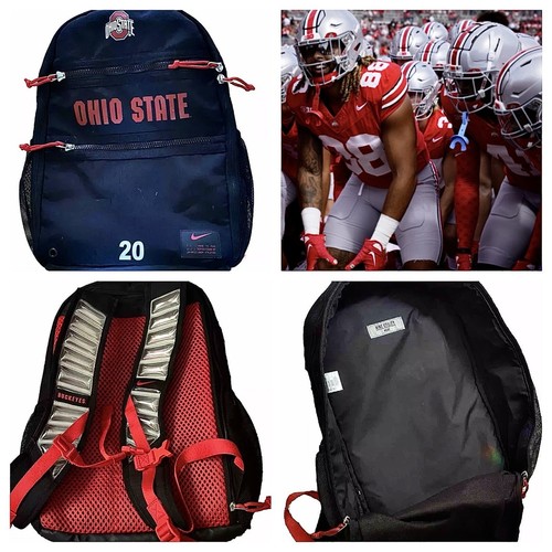 ohio state buckeyes Team Issued Football Nike Backpack Travel Bag #20 ...