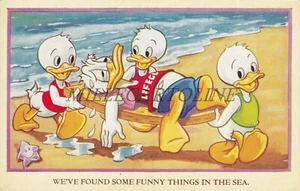 Walt Disney - Donald Duck, Wir haben einige lustige Dinge gefunden..., Valentinstag Postkarte - Bild 1 von 2