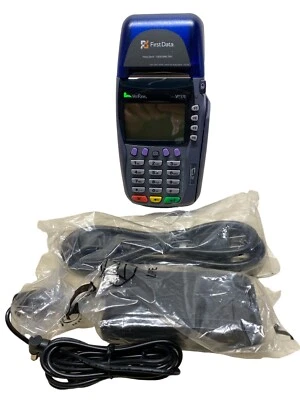 VeriFone OMNI5750 VX570 Credit Card Terminal W Original Box & Power cords - Image 1 of 4