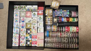 NEW Lot of 141 Rolls Washi Tape Decorative Masking Tape Scrapbook - Picture 1 of 18