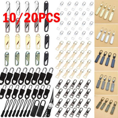 Zipper Fixer Repair Pull Tab Kit Bag Replacement molded slider Fix Puller #NEW - Image 1 of 4