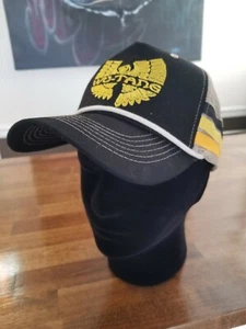 WU TANG CLAN AZTEC BLACK HAT TRUCKER SNAPBACK VINTAGE NY METS GHOSTFACE KILLAH - Picture 1 of 9