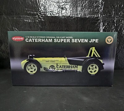 Kyosho Original Die-Cast Caterham Super Seven JPE Yellow 1:18 - Image 1 of 4