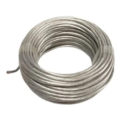 Halogen Kabel Spannseil LIY 4mm transparent Licht Seilsystem Halogenlampe Kupfer - Bild 1 von 2