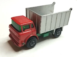 Vintage Matchbox GMC Tipper Truck Superfast No.26 Red Silver COE Dump Truck - Picture 1 of 5