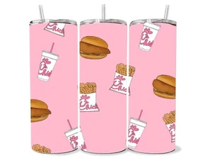 20oz Tumbler Stainless Steel Insulated Chick Fil A Cup Fast Food - Picture 1 of 1