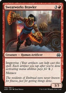 4x Sweatworks Brawler - NM Aether Revolt SPARROW MAGIC - Picture 1 of 1