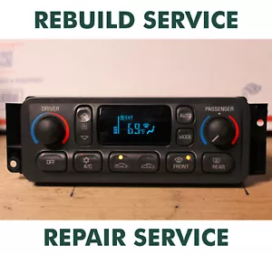REPAIR REBUILD SERVICE 1997-2004 C5 Corvette Climate Control BACKLIGHTING & LCD - Picture 1 of 2