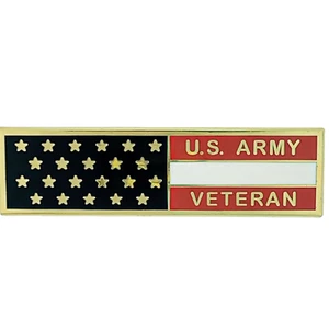 Army Veteran Flag Lapel Pin - Picture 1 of 2