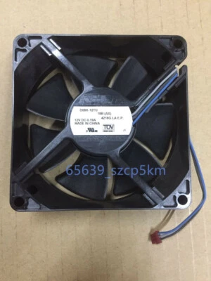 Nidec D08K-12TU 19B 8025 12V 0.19A 80*80*25MM 3Pin  Projector Cooling Fan - Image 1 of 2