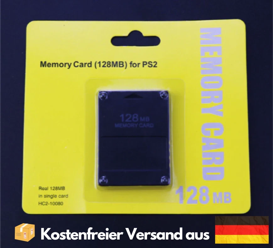 PS2 Memory Card for Sony Playstation 2 Memory Card 128MB Memory NEW✅ - Image 1 of 1