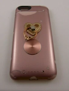 fits iPhone 6 plus phone mophie case charger rose gold pink heart ring on it - Picture 1 of 10