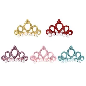 25Pcs Pet Crown Hair Clip Hairpin Grooming Accessories For Cat Medium Small Dog♡ - Picture 1 of 9