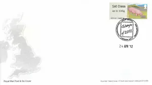 (65249) GB FDC Post and Go Pigs London WC1 2012 - Imagen 1 de 1