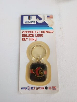 Ottawa Senators Team Logo NHL Keychain New Old Stock WinCraft Inc. - Image 1 of 2