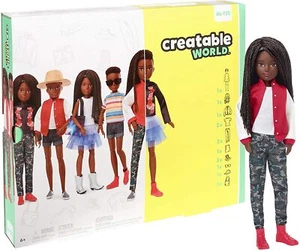 NEW OFFICIAL CREATABLE WORLD CUSTOMISABLE DOLL DC-725 DELUXE CHARACTER KIT