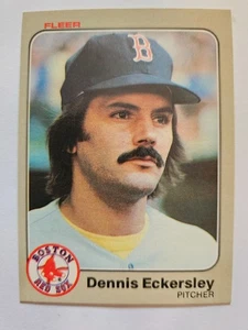 1983 FLEER DENNIS ECKERSLEY #182 NM - Picture 1 of 1